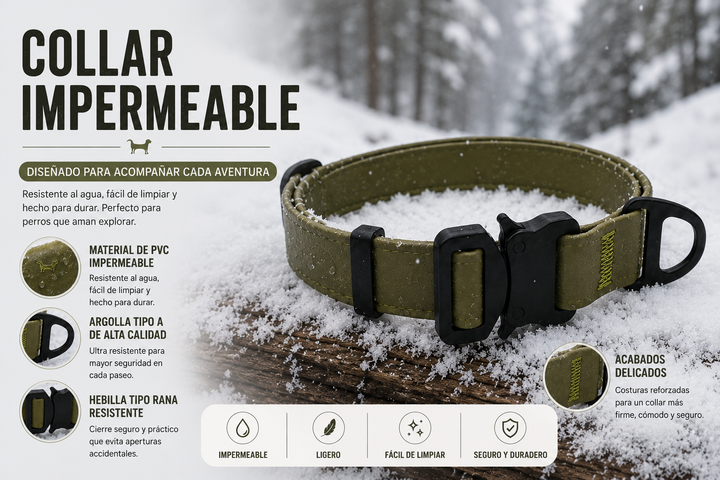 Collar Impermeable para perros