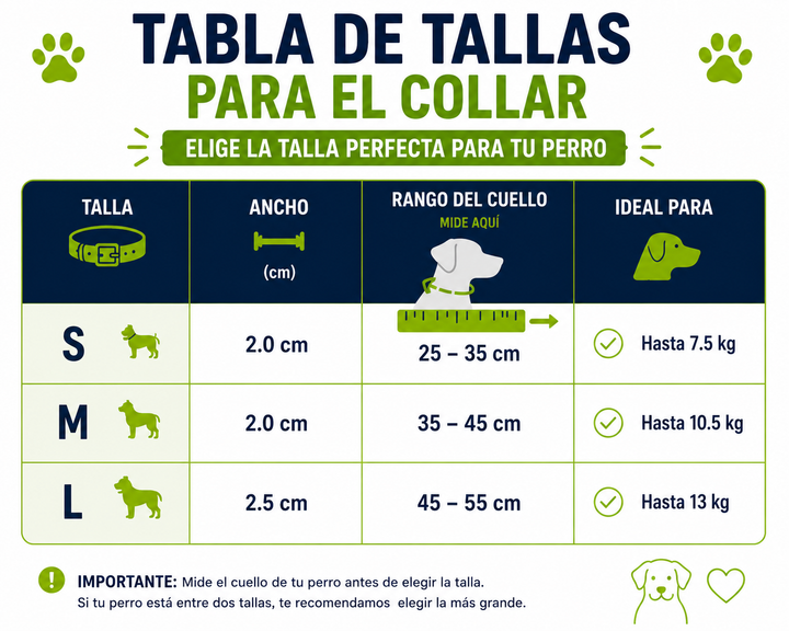 Collar Impermeable para perros