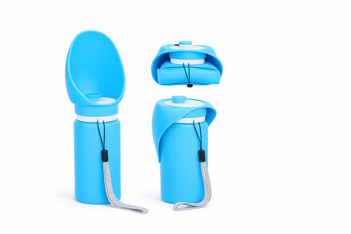 Botella plegable de silicona Furiidog